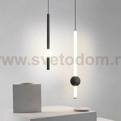 Подвесной светильник broom ORION GLOBE LIGHT Black D L910 ImperiumLoft 189785-22