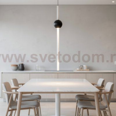Подвесной светильник broom ORION GLOBE LIGHT Black A L910 ImperiumLoft 189787-22