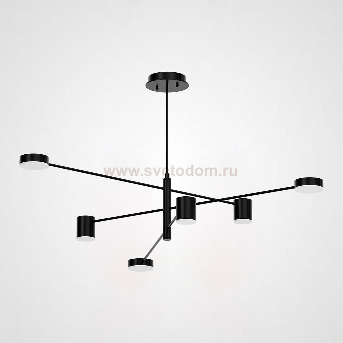 Люстра MOTVIKT Black 6 ImperiumLoft 189814-26