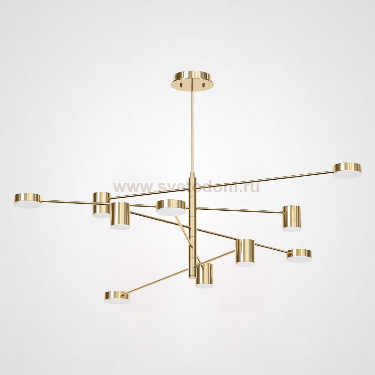 Люстра MOTVIKT Gold 10 ImperiumLoft 189821-26