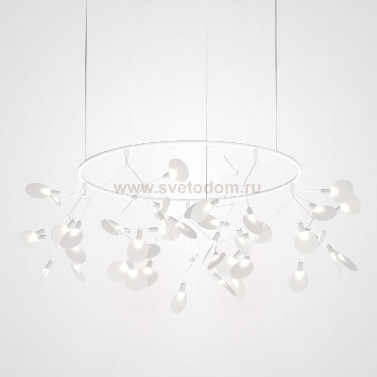 Люстра Mi Heracleum The Big O 80 White ImperiumLoft 189826-22