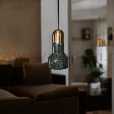 Подвесной светильник JAZZ STONE green brass ImperiumLoft 189841-23