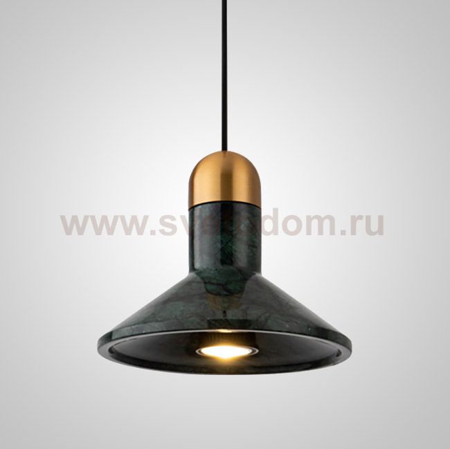 Подвесной светильник RARITY green brass ImperiumLoft 189846-23