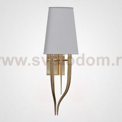 Настенный светильник Crystal Light Brunilde Ipe Cavalli H92 Gold/Gray ImperiumLoft 189871-22
