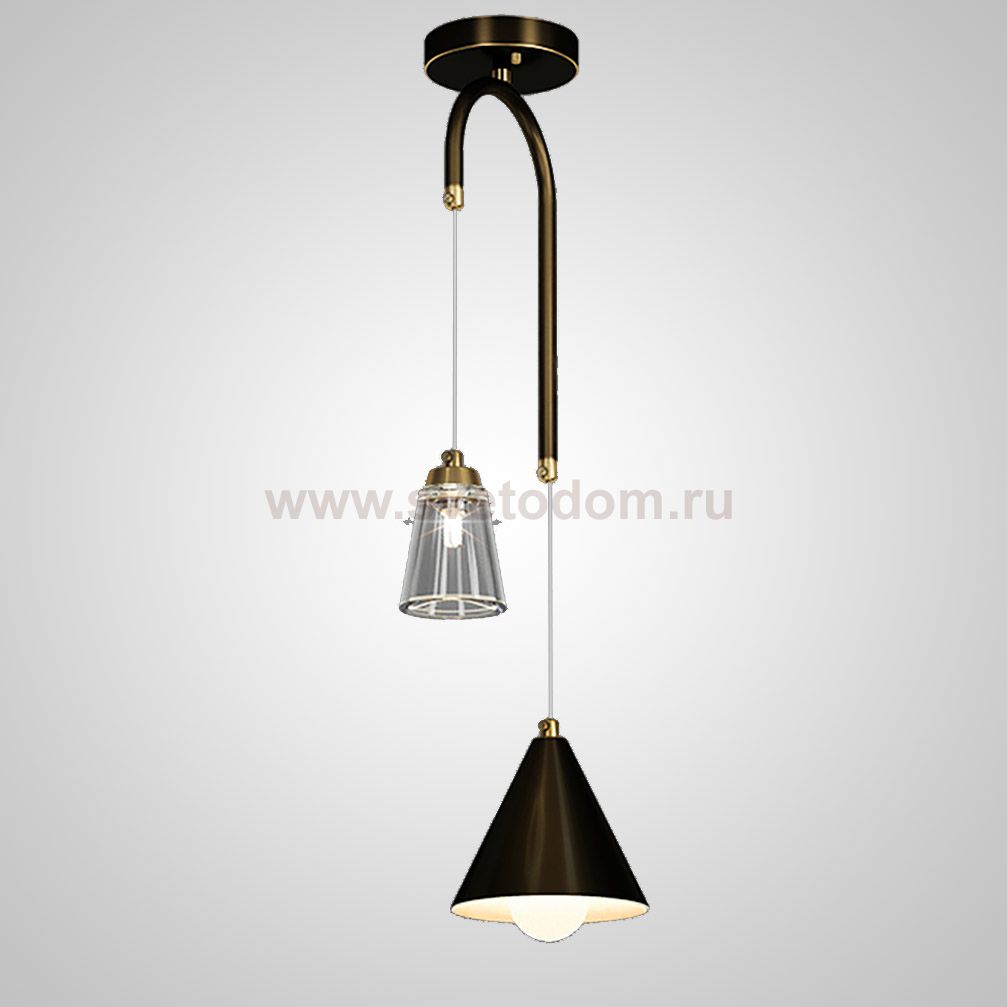 Подвесной светильник ADRIELL black brass ImperiumLoft 189874-23