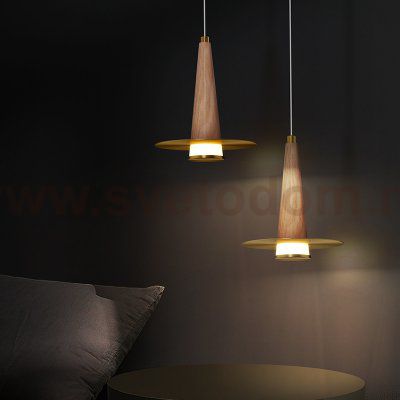 Подвесной светильник CURTISS wood ImperiumLoft 189880-23