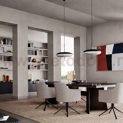 Подвесной светильник LAKIN black D30 ImperiumLoft 189884-23
