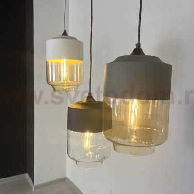 Подвесной светильник NORD A D18 Gray/Transparent ImperiumLoft 190485-26