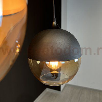 Подвесной светильник NORD C D20 Black/Amber ImperiumLoft 190499-26