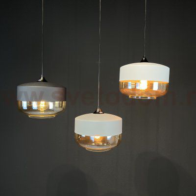 Подвесной светильник NORD D D25 White/Amber ImperiumLoft 190502-26