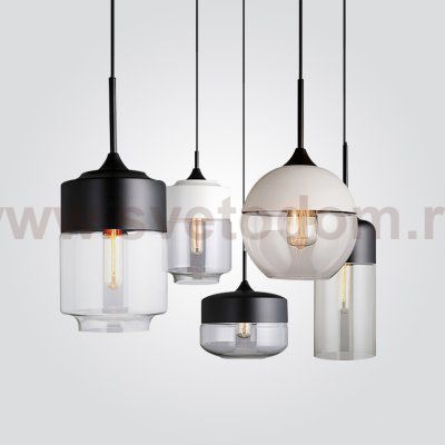 Подвесной светильник NORD D D25 Gray/Amber ImperiumLoft 190503-26