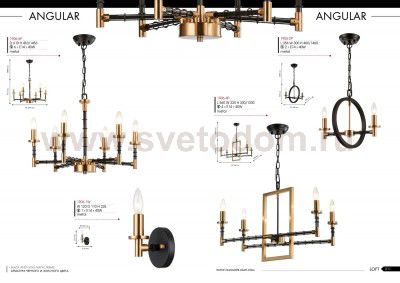 Люстра Favourite 1906-2P Angular