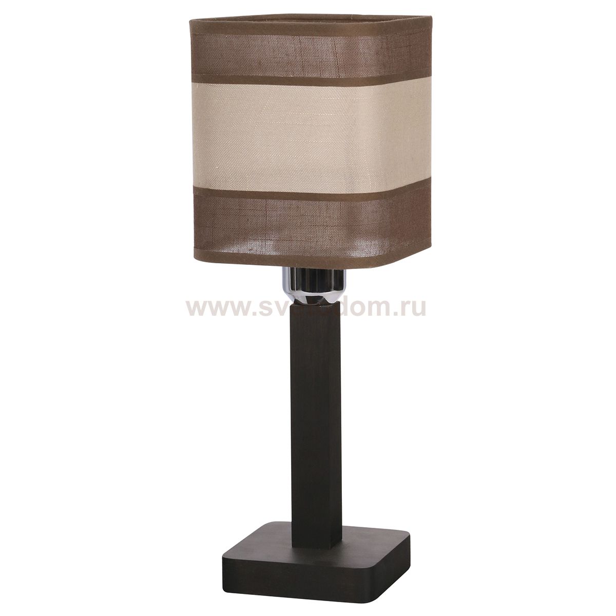 Настольная лампа ЭММА 1хЕ27х60Вт венге 191-43-21/1T