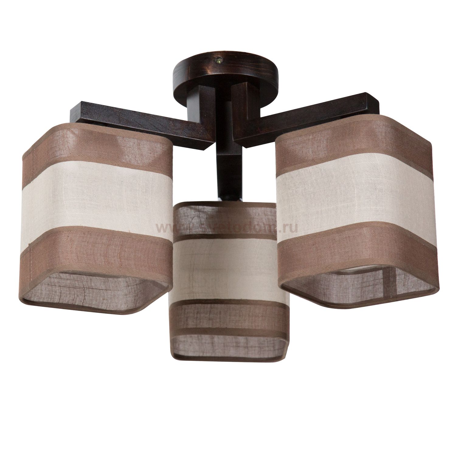 Светильник ЭММА 3хЕ27х60Вт венге 191-43-23