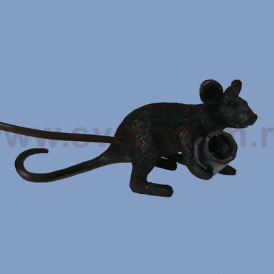 Настольная лампа Mouse Lying черная ImperiumLoft 191633-22