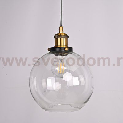 Подвесной светильник Loft Clear Glass Sphere Cloche ImperiumLoft 191634-22