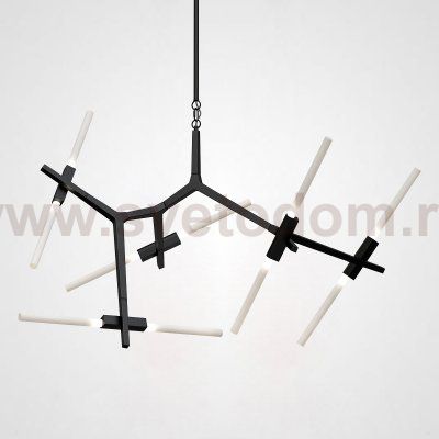 Люстра Агнес Chandelier Summer 10 Black ImperiumLoft 191646-22