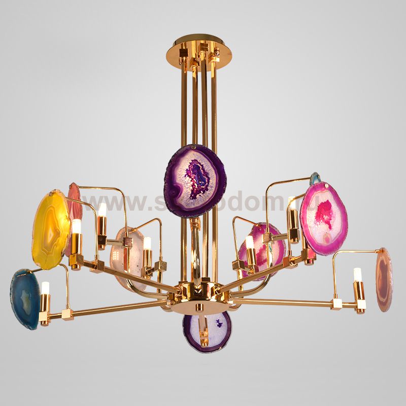 Люстра на штанге AGATE 4 Multicolored 10 ImperiumLoft 191794-26