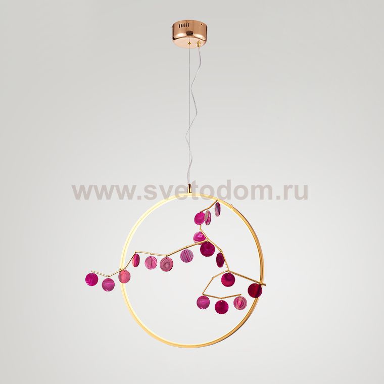 Подвесной светильник Mi round D45 Purple ImperiumLoft 191816-26