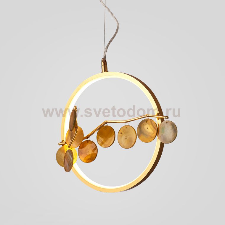 Подвесной светильник Mi round D60 Yellow ImperiumLoft 191819-26