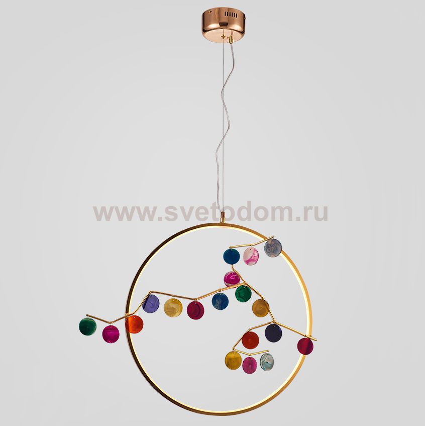 Подвесной светильник Mi round D45 Multicolored ImperiumLoft 191821-26