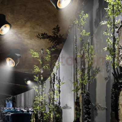 Потолочный светильник AGENDA black+gold 10W ImperiumLoft 191830-26