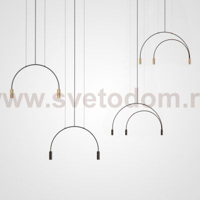 Подвесная люстра Volta Studio Bronze 3 ImperiumLoft 191849-26