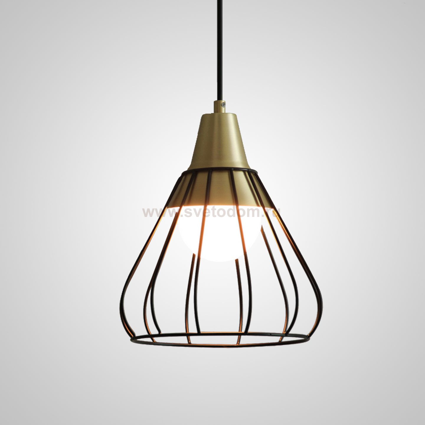 Подвесной светильник GRID4 D23 Black ImperiumLoft 191962-23