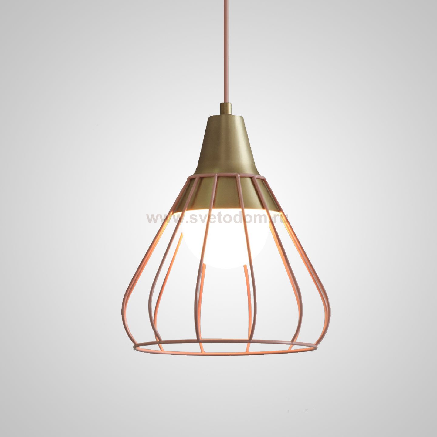 Подвесной светильник GRID4 D23 Pink ImperiumLoft 191965-23