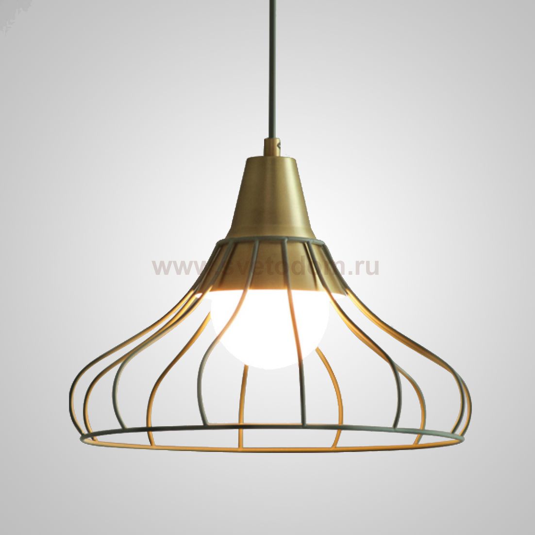 Подвесной светильник GRID4 D32.5 Green ImperiumLoft 191967-23