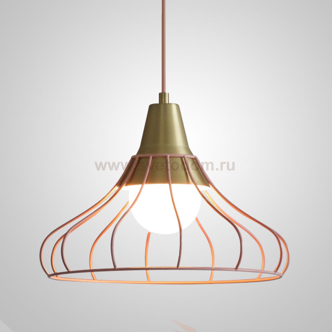 Подвесной светильник GRID4 D32.5 Pink ImperiumLoft 191968-23