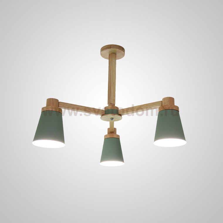 Потолочная люстра PROP 3 Green ImperiumLoft 191986-23