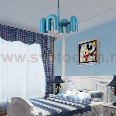 Подвесная люстра FANNY 8 Green ImperiumLoft 192007-23