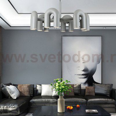 Подвесная люстра FANNY 12 Grey ImperiumLoft 192009-23