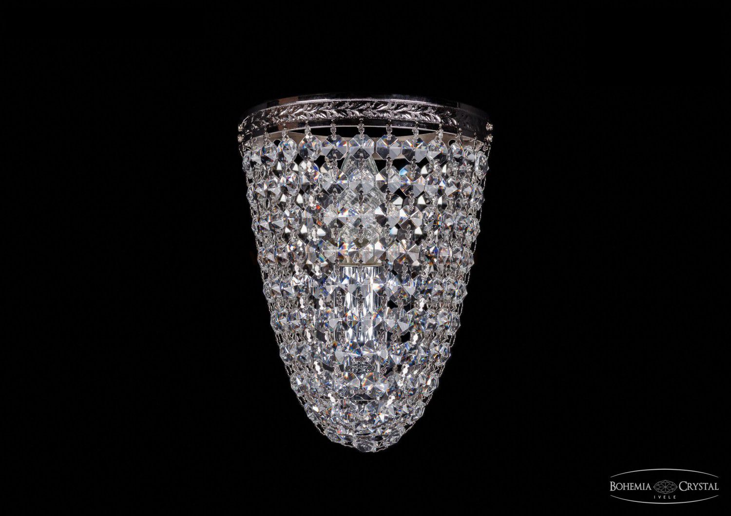 Светильник настенный бра Bohemia Ivele 1925/1S/Ni