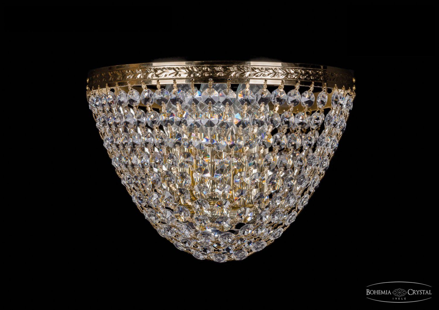 Светильник настенный бра Bohemia Ivele 1925/3W/G