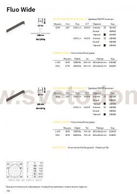 Ideal Lux FLUO WIDE 1800 4000K AL