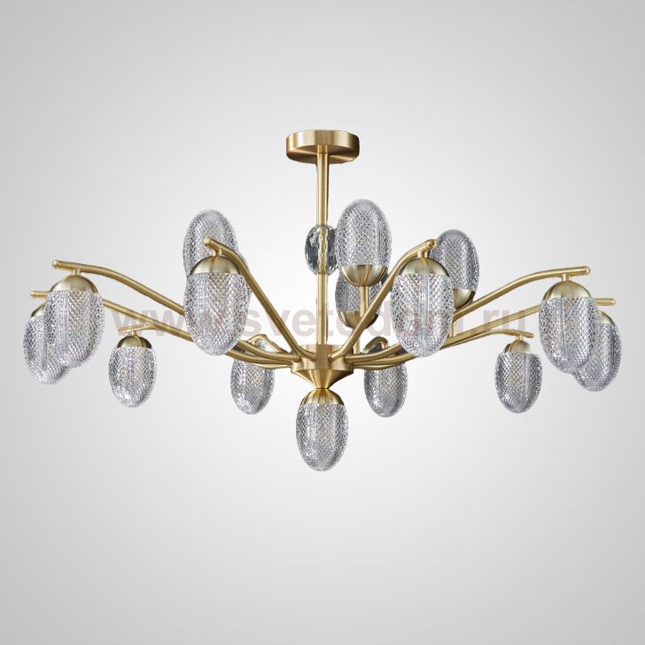 Потолочная люстра ENTERPRISE CH L16 ImperiumLoft 192781-23