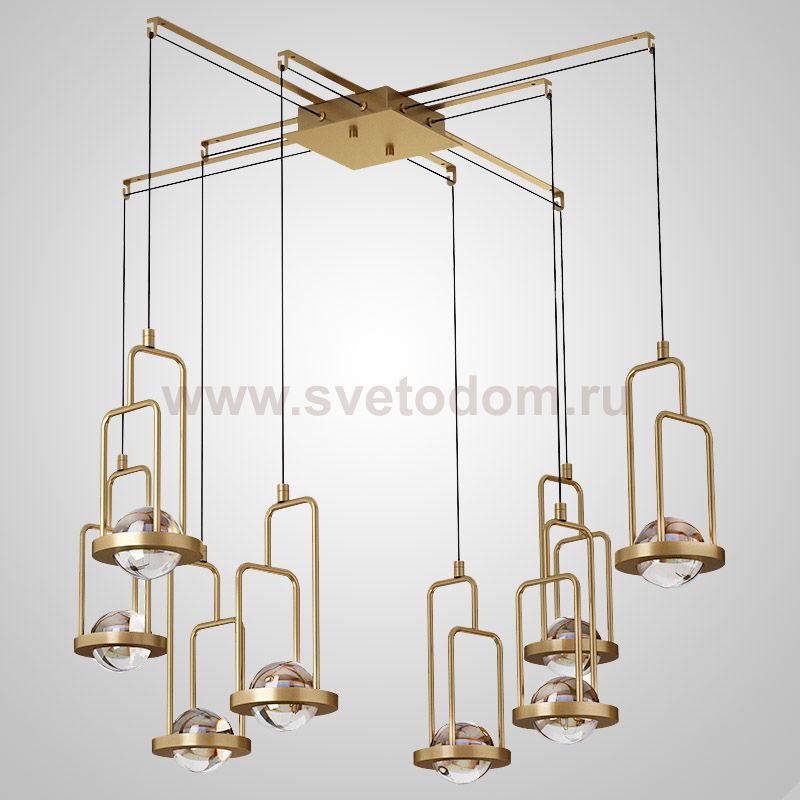 Подвесная люстра DIGHTON CH L8 ImperiumLoft 192785-23