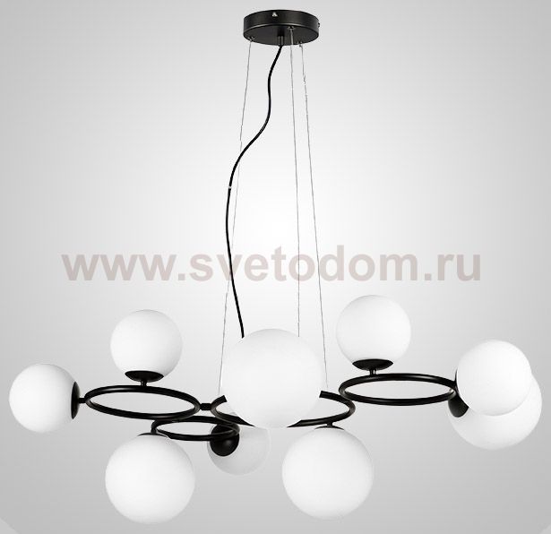 Подвесной светильник POLDI L9 Black ImperiumLoft 192789-23