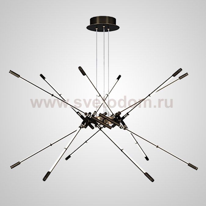 Подвесная люстра VALA L12 Black ImperiumLoft 192798-23