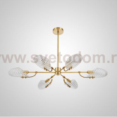 Потолочная люстра LORAINE L6 Brass ImperiumLoft 192889-23