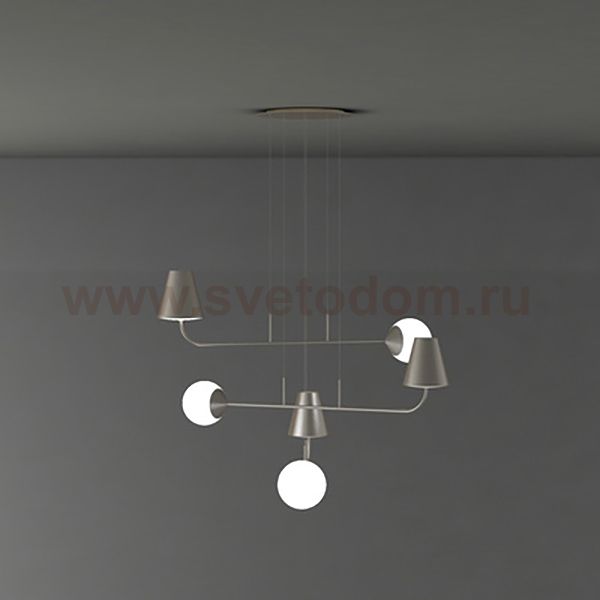 Подвесная люстра MONIKA Nickel ImperiumLoft 192905-23