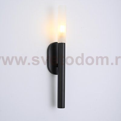 Бра Rousseau Small Bath Sconce Black ImperiumLoft 192924-22