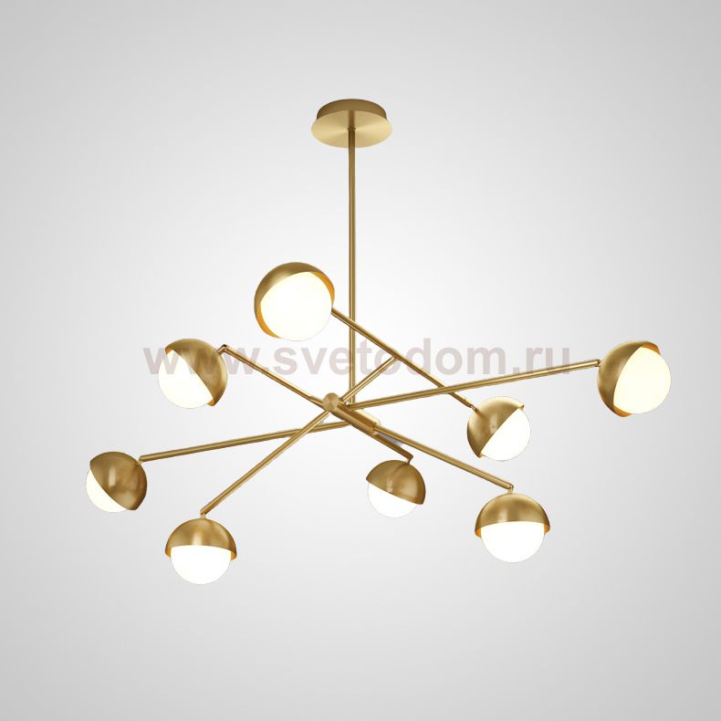 Потолочная люстра KENDALL L8 Gold ImperiumLoft 192952-23