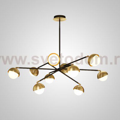 Потолочная люстра KENDALL L10 Black Gold ImperiumLoft 192955-23