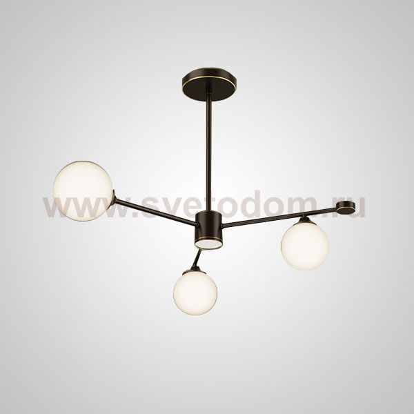 Потолочная люстра LEAGUE L4 Black ImperiumLoft 192969-23