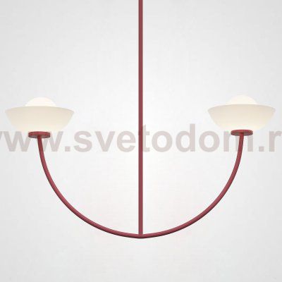 Потолочная люстра INELDA L2 Red ImperiumLoft 193001-23