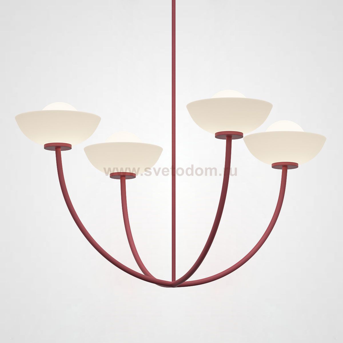 Потолочная люстра INELDA L4 Red ImperiumLoft 193002-23