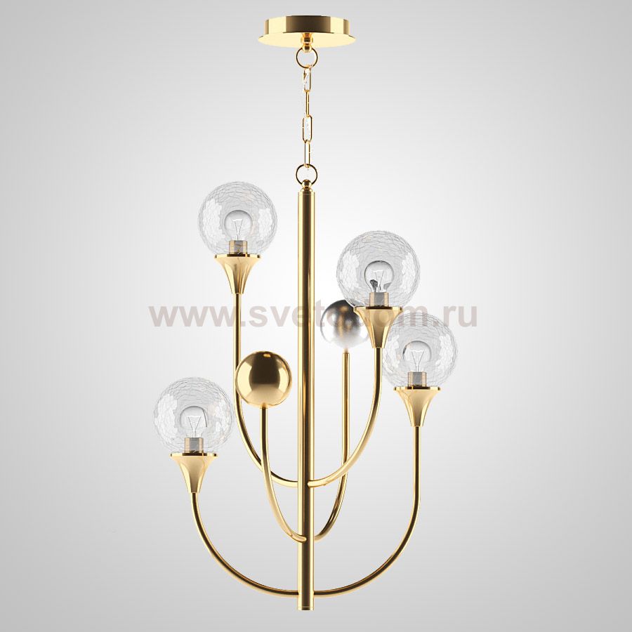 Потолочная люстра SVA L4 ImperiumLoft 193019-23